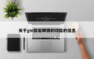 關(guān)于gm智能眼鏡的功能的信息